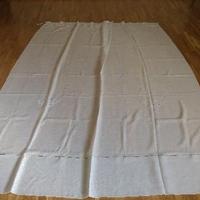 Tenda mista lino / poliestere ricamata