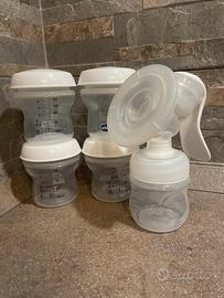 Tiralatte manuale e contenitori latte