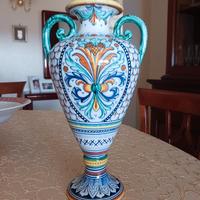 Vaso in ceramica Deruta stile Maioliche Amalfitane