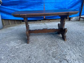 Tavolino antico in legno massello