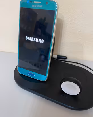 Samsung Galaxy S6 - Blu Topazio (Ricarica solo Wir