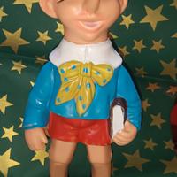 Pinocchio in gomma Rubbertoys vintage 