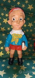 Pinocchio in gomma Rubbertoys vintage 