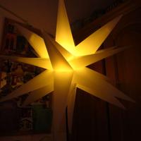 Grande stella LED tridimensionale In&Out (esterno-