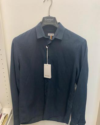 Camicia Distretto 12 uomo blu tg 46 nuova