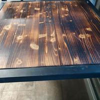 Tavoli artigianali e  Boule per bottiglie