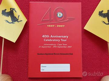 Ferrari Club Sud Africa SEFAC Tour 40 Anniversario