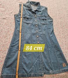 Abito in jeans senza maniche