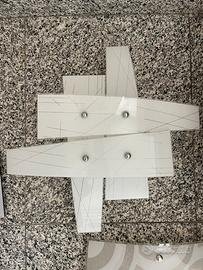 plafoniera Moderna in  vetro 53x 53