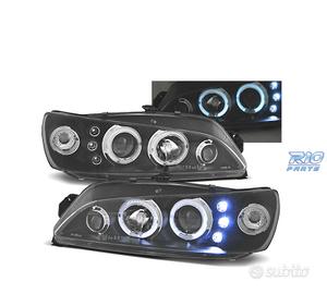 FARI PEUGEOT 306 97-01 OCCHI ANGELICI SFONDO NERO
