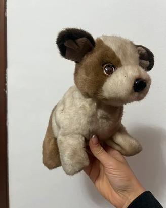 Peluche Cagnolino Bianco e Marrone - Morbido e Ten