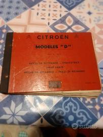 Manuale ricambi Citroen D