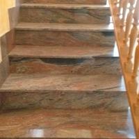 Rivestimento scala di marmo