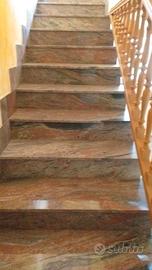 Rivestimento scala di marmo