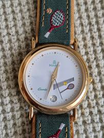 Orologio Margi Quartz Vintage "Tennis Theme" (NOS)
