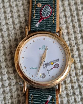 Orologio Margi Quartz Vintage "Tennis Theme" (NOS)