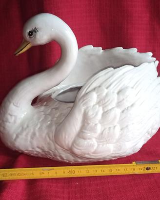 Cigno in in Porcellana bianca (Bassano)