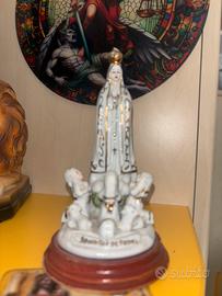 Statua Maria Di Fatima Con Tre Pastorelli Di 15cm