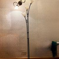 Set luci: applique e piantana in ferro battuto