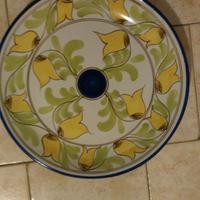 Grande piatto in ceramica artigianale