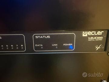 Ecler MIMO 88 Digital master matrix 8 pst nuova
