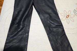 pantaloni IXS, donna, in pelle, quasi nuovi, neri