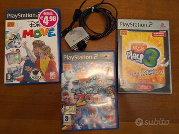 Eye toy PlayStation PS2 con 3 giochi