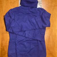 Maglione dolcevita Lilla nuovo
