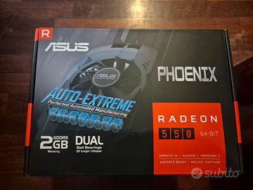 ASUS Phoenix AMD Radeon 550 Scheda Grafica, 2GB GD