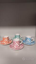 Quattto tazzine caffè Bialetti Sunset Infinity 