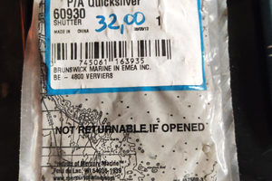 Coppia valvole scarico mercruiser 3.0