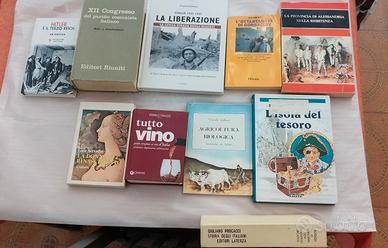 Lotto 10 Libri Politica Comunismo agricoltura Vini
