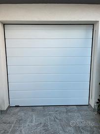 Portone sezionale motorizzato 240x250 SEMINUOVO