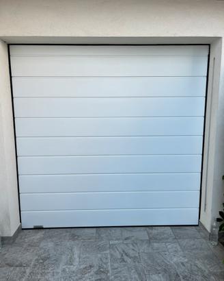 Portone sezionale motorizzato 240x250 SEMINUOVO
