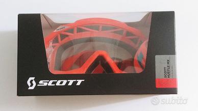 Occhiali maschera scott casco + tear off