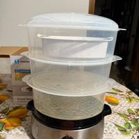 Vaporiera 9L e 3 contenitori