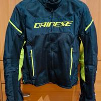 Giacca Moto Dainese  Nero giallo fluo  Tg52