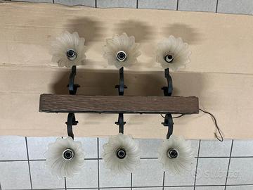 Lampadari in ferro battuto