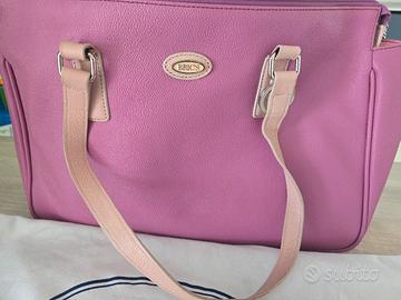 Borsa a Spalla in pelle Bric's rosa orchidea