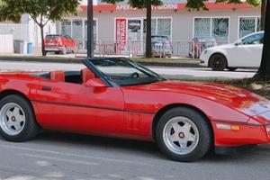 Chevrolet Corvette C4 convertible cabrio rossa