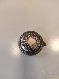 antica tabacchiera in argento 800