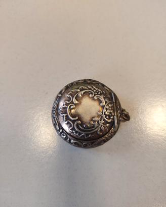 antica tabacchiera in argento 800