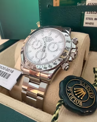 Rolex Daytona acciaio bianco cromalight 2015