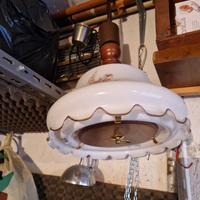 Lampadario in opalina