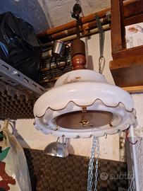 Lampadario in opalina