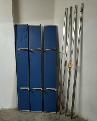 Scaffale, parete attrezzata per cameretta o box