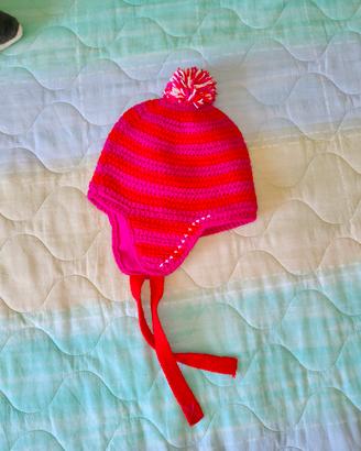 Cappello uncinetto invernale in lana calda