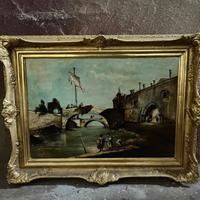 Copia del guardi anni 80 con cornice antica