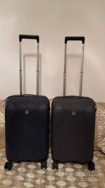 Set 2 valigie DELSEY grigio e blu rigide da cabina