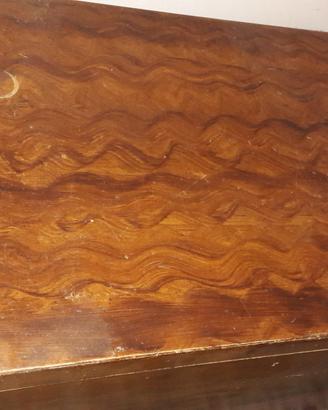 baule vintage in legno